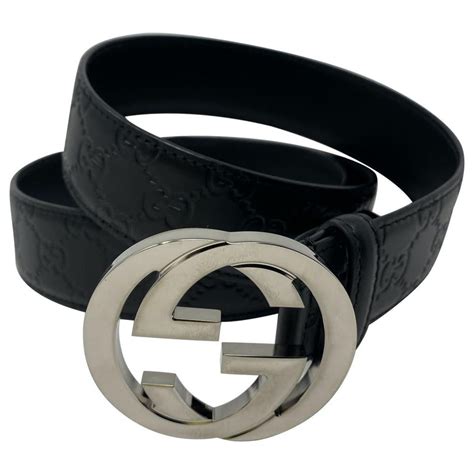 gucci belt buckle black|gucci black belt price.